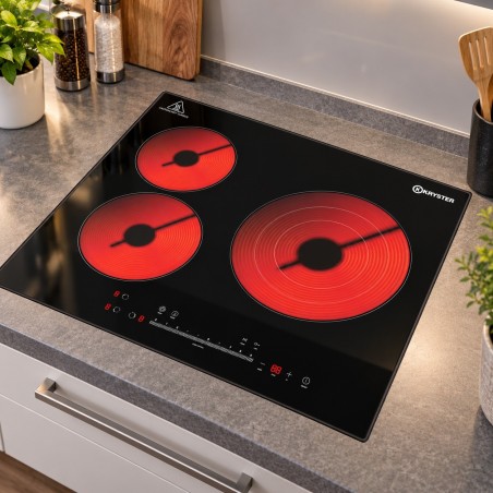 Plaque induction Kryster KIND3ZH5 3 zones 6700 W tactile