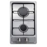 Domino gaz Kryster KDOM48X9 2 feux 30 cm inox