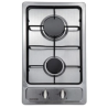 Domino gaz Kryster KDOM48X9 2 feux 30 cm inox