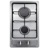 Domino gaz Kryster KDOM48X9 2 feux 30 cm inox