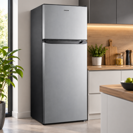 Réfrigérateur 2 portes Kryster KNF294GESR 283L No Frost silver
