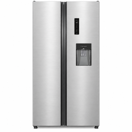 Réfrigérateur américain Kryster KSS514TEWDSR 503L No Frost avec réservoir d’eau silver
