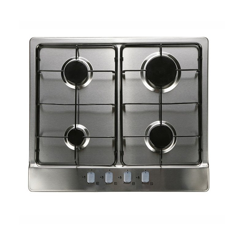 Plaque de cuisson gaz Kryster KINO4GIF 4 feux 60 cm inox