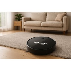 Aspirateur Robot 2 en 1 Techwood TAR-2036 Noir 0.35 litres