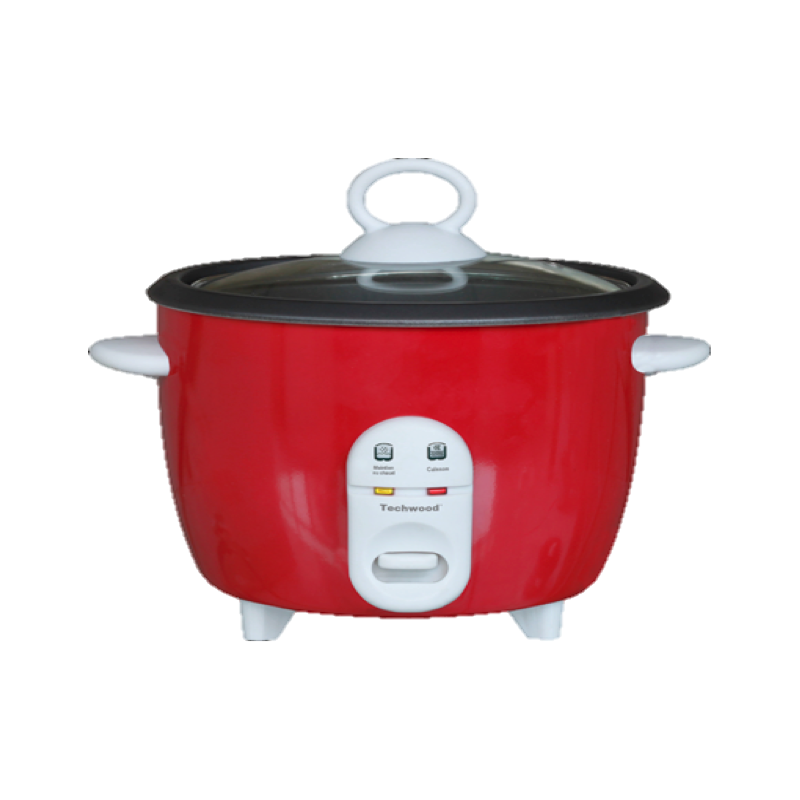 Techwood TCR-105 cuiseur à riz 1 L 400 W Noir, Rouge, Blanc | BECHNARA