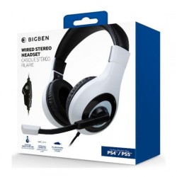 Bigben Interactive Wired Stereo Gaming Headset V1 Casques Avec fil Arceau Noir, Blanc