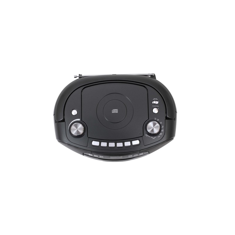 Thomson Radio Cassette/CD Portable (Noir) | BECHNARAMA