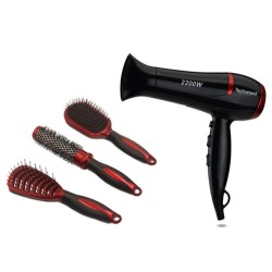 TECHWOOD Coffret Beauté Séche Rouge / Noir | BECHNARAMA