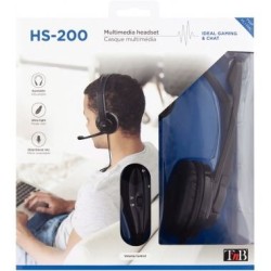 T'nB CSMHS200 casque Avec fil Arceau Gaming Noir | BECHNARAMA