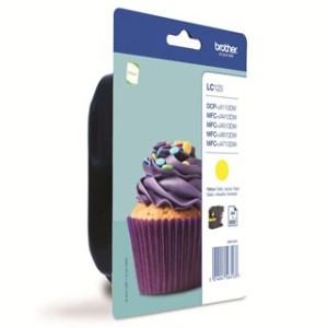 Brother LC123Y Ink Jet Jaune (coli/5)