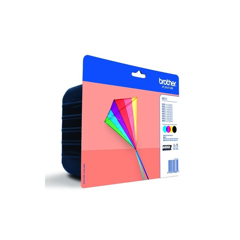 Brother LC223VALBP Pack BK+CL Bulk (coli/4)