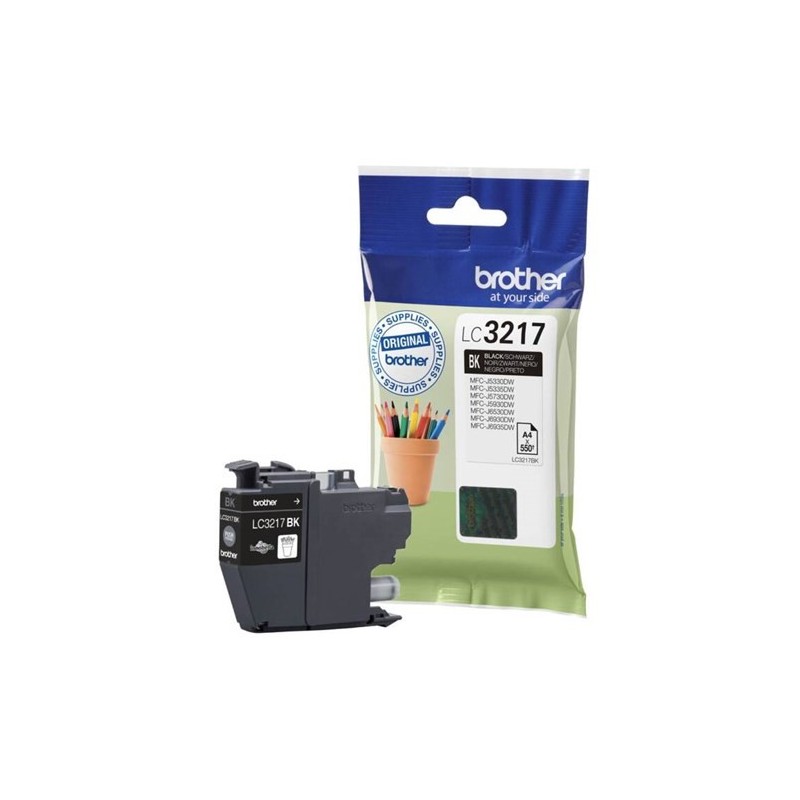 Brother LC3217BK Cart noire 550p (coli/5)