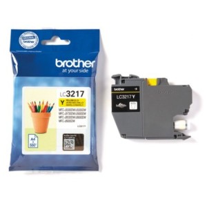 Brother LC3217Y Cartouche JE Jaune 550p (coli/5)