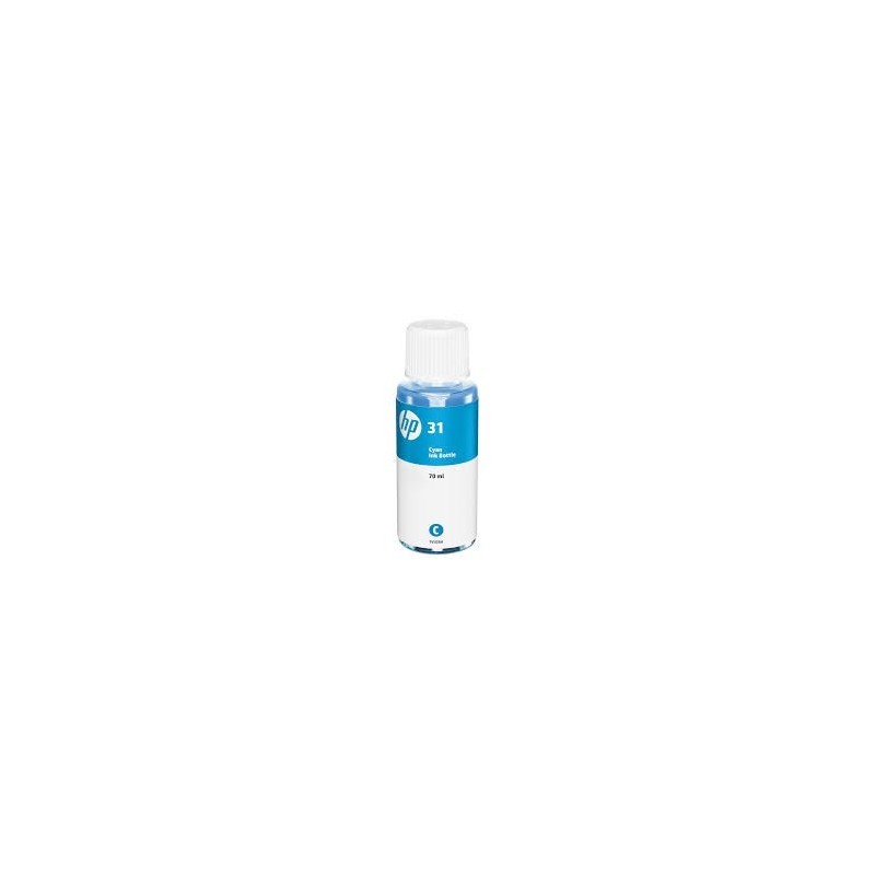CRT HP 31 - Bouteille Encre Cyan - 70 ml - 8 000 pages/sur commande