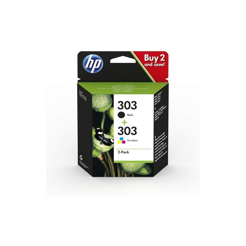 CRT HP303 Pack COMBO (MC24) - Noir et Tricolore