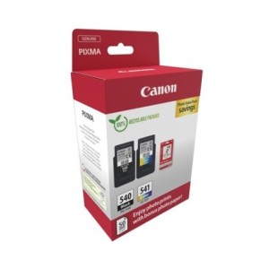 Canon PG-540/CL-541 Photo Paper Value Pack - Pack noir/couleur