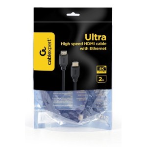 Cordon HDMI 2.1-8K- Type A Mâle/Mâle 2M sachet brochable