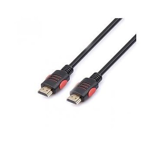 Câble HDMI - 5 M - FULL HD 4K Noir/Rouge (Haute Vitesse w. Eth.)