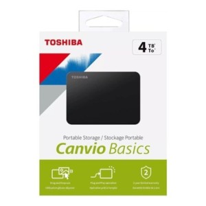 DD externe Toshiba 4TO 2.5 USB 3.2 HDTB540EK3CA +6 TCP CANVIO BASIC