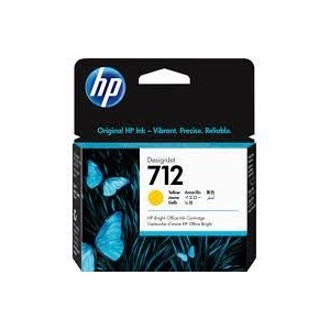 HP 712 29-ml Yellow DesignJet Ink Cartridge (MC50)