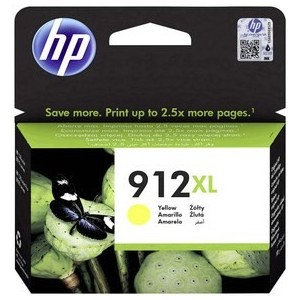 HP 912XL - Cartouche encre Jaune - 825 pages (coli 60)